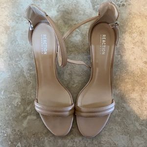 Nude Block Heels